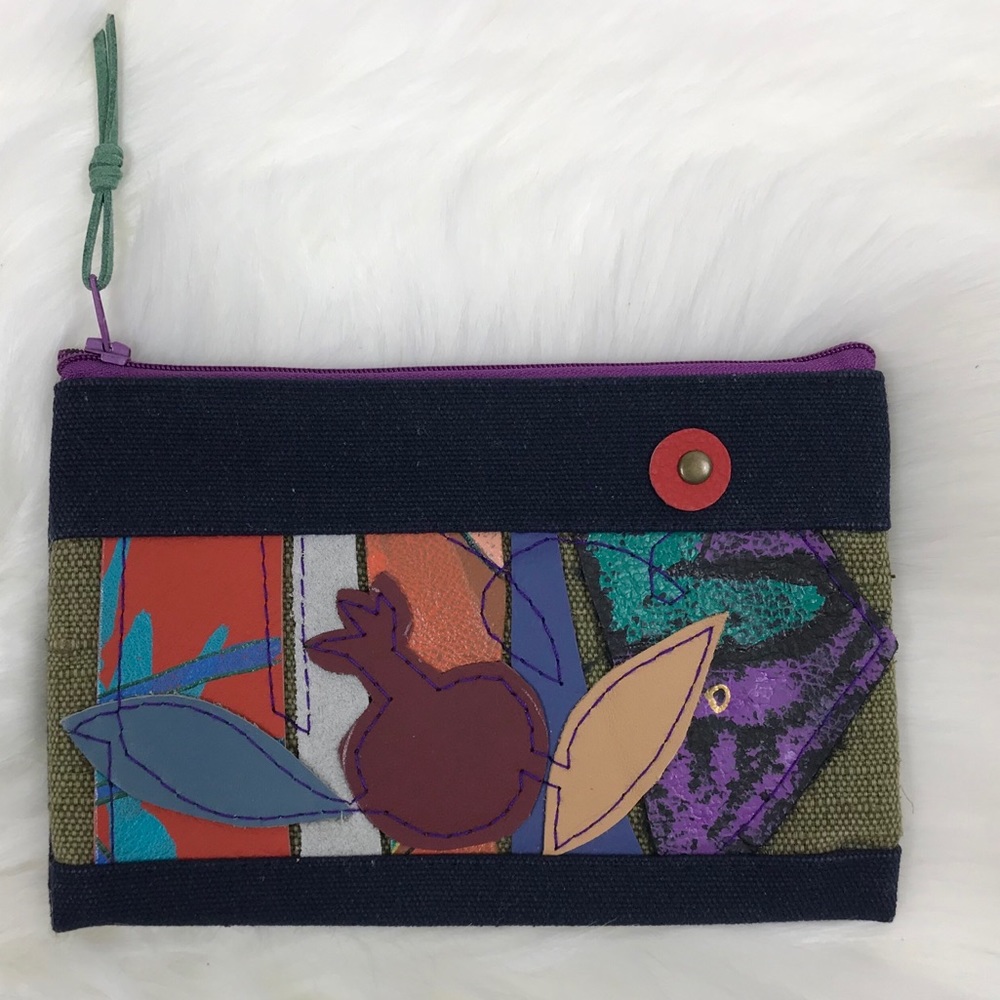Handmade Porte-monnaie with Armenian pomeg…
